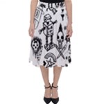 Scene Kid Sketches Classic Midi Skirt