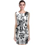 Scene Kid Sketches Classic Sleeveless Midi Dress