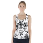 Scene Kid Sketches Racer Back Sports Top