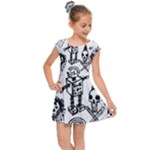 Scene Kid Sketches Kids  Cap Sleeve Dress