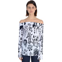 Off Shoulder Long Sleeve Top 