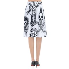 Flared Midi Skirt 