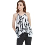 Scene Kid Sketches Flowy Camisole Tank Top