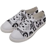 Scene Kid Sketches Women s Low Top Canvas Sneakers
