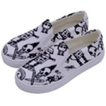 Scene Kid Sketches Kids  Canvas Slip Ons