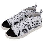 Scene Kid Sketches Men s Mid-Top Canvas Sneakers