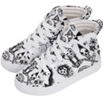 Scene Kid Sketches Kids  Hi-Top Skate Sneakers