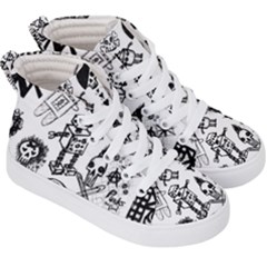 Kids  Hi-Top Skate Sneakers 
