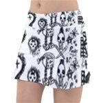 Scene Kid Sketches Classic Tennis Skirt