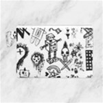 Scene Kid Sketches Canvas Cosmetic Bag (Large)