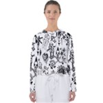 Scene Kid Sketches Women s Slouchy Sweat
