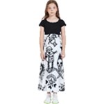 Scene Kid Sketches Kids  Flared Maxi Skirt