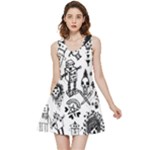 Scene Kid Sketches Inside Out Reversible Sleeveless Dress