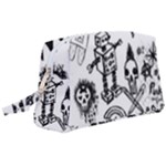 Scene Kid Sketches Wristlet Pouch Bag (Large)