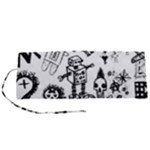 Scene Kid Sketches Roll Up Canvas Pencil Holder (S)