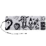 Scene Kid Sketches Roll Up Canvas Pencil Holder (M)
