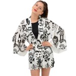 Scene Kid Sketches Long Sleeve Kimono