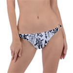 Scene Kid Sketches Ring Detail Bikini Bottom