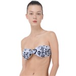 Scene Kid Sketches Classic Bandeau Bikini Top 