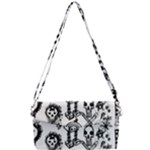 Scene Kid Sketches Removable Strap Clutch Bag