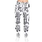 Scene Kid Sketches Women velvet Drawstring Pants