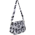 Scene Kid Sketches Saddle Handbag