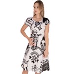 Scene Kid Sketches Classic Short Sleeve Dress