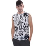 Scene Kid Sketches Men s Regular Tank Top