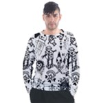 Scene Kid Sketches Men s Long Sleeve Raglan Tee