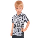 Scene Kid Sketches Kids  Polo Tee