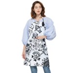 Scene Kid Sketches Pocket Apron