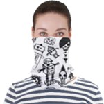 Scene Kid Sketches Face Seamless Bandana (Adult)