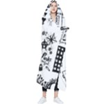 Scene Kid Sketches Wearable Blanket