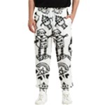 Scene Kid Sketches Men s Elastic Waist Pants