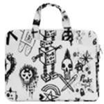 Scene Kid Sketches MacBook Pro Double Pocket Laptop Bag