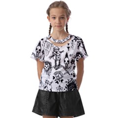 Kids  Front Cut T-Shirt 