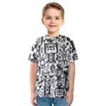 Robot Crowd Kids  Sport Mesh Tee