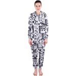 Robot Crowd Hooded Jumpsuit (Ladies) 