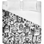 Robot Crowd Duvet Cover (King Size)