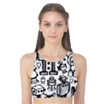 Robot Crowd Tank Bikini Top