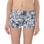 Robot Crowd Reversible Boyleg Bikini Bottoms