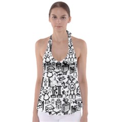 Tie Back Tankini Top 