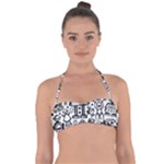 Robot Crowd Halter Bandeau Bikini Top