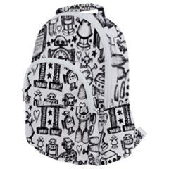 Rounded Multi Pocket Backpack 