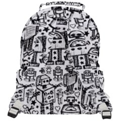 Rounded Multi Pocket Backpack 