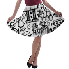 A-line Skater Skirt 