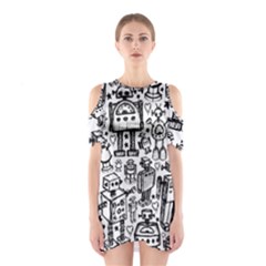 Shoulder Cutout One Piece Dress 