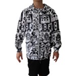 Robot Crowd Kids  Hooded Windbreaker