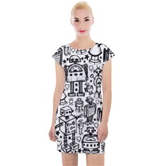 Cap Sleeve Bodycon Dress 