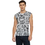 Robot Crowd Men s Raglan Cap Sleeve Tee